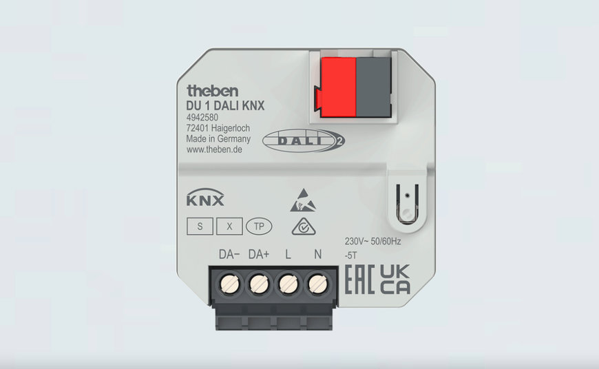 THEBEN BRINGT KNX-DALI-UNTERPUTZ-DIMMAKTOREN IN DEN AUSFÜHRUNGEN TP UND RF AUF DEN MARKT